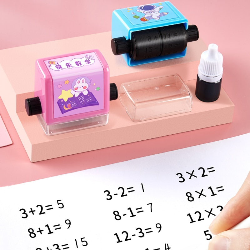 Addition Subtraction Multiplication and Division Stamp