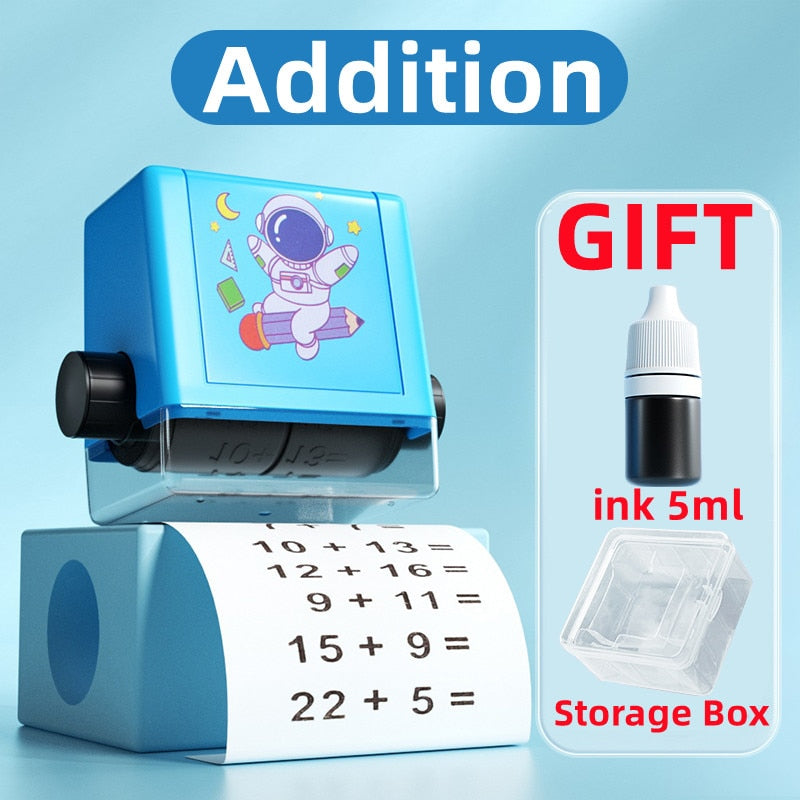 Addition Subtraction Multiplication and Division Stamp