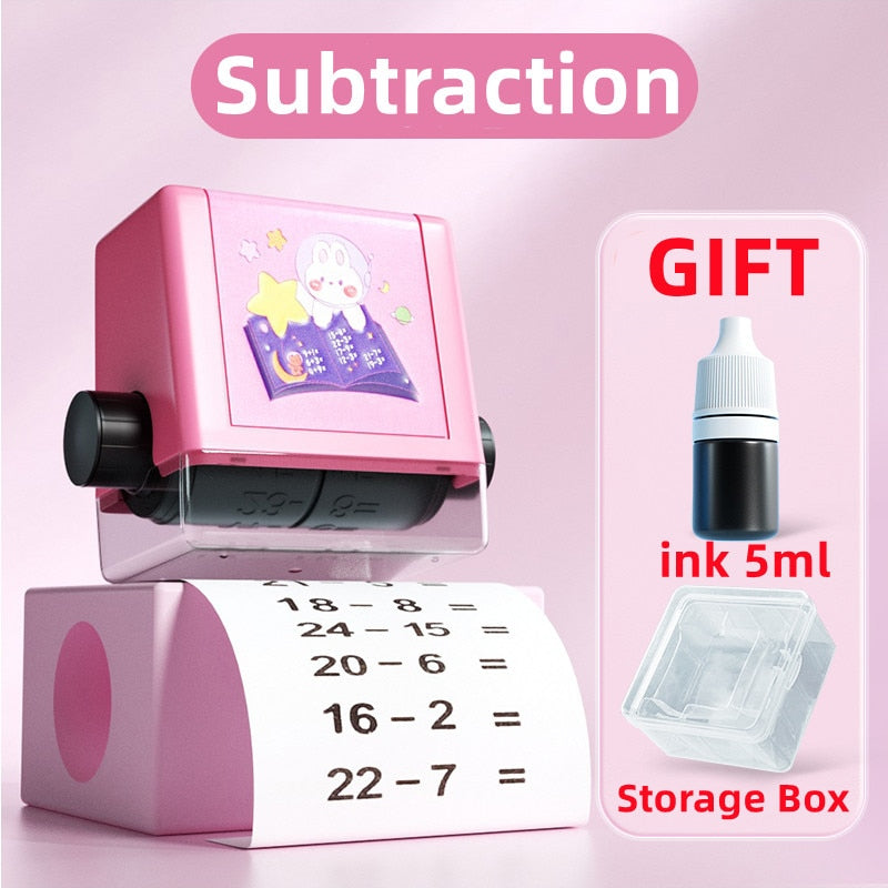 Addition Subtraction Multiplication and Division Stamp