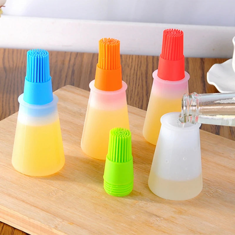 Silicone BBQ Oil Brush Bottle