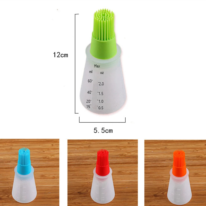 Silicone BBQ Oil Brush Bottle