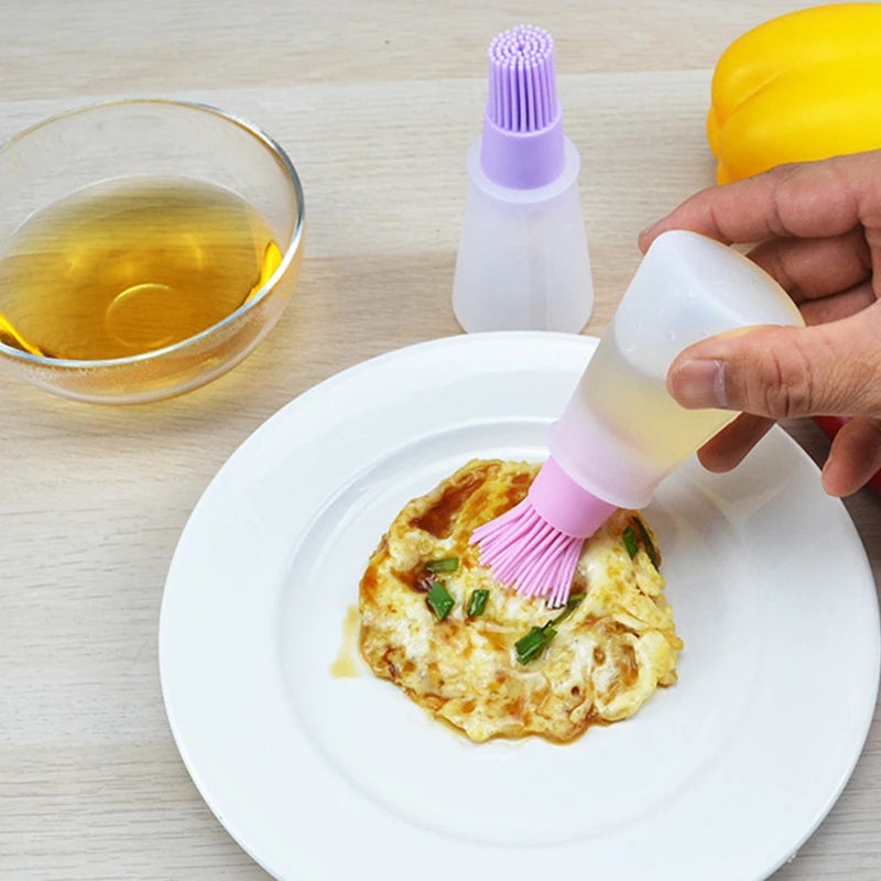 Silicone BBQ Oil Brush Bottle