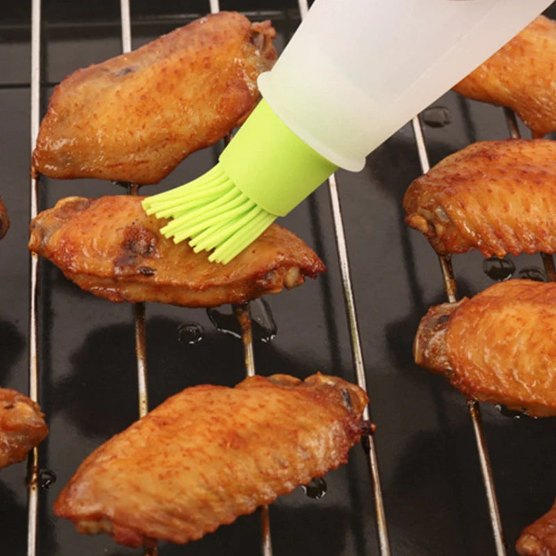 Silicone BBQ Oil Brush Bottle