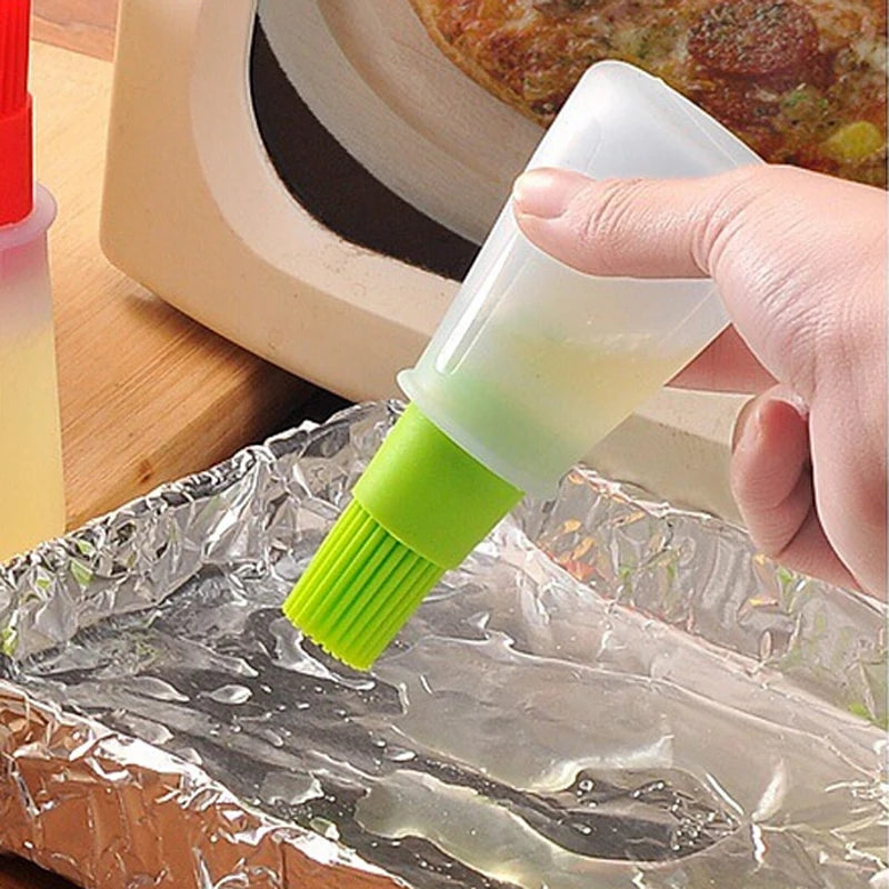 Silicone BBQ Oil Brush Bottle